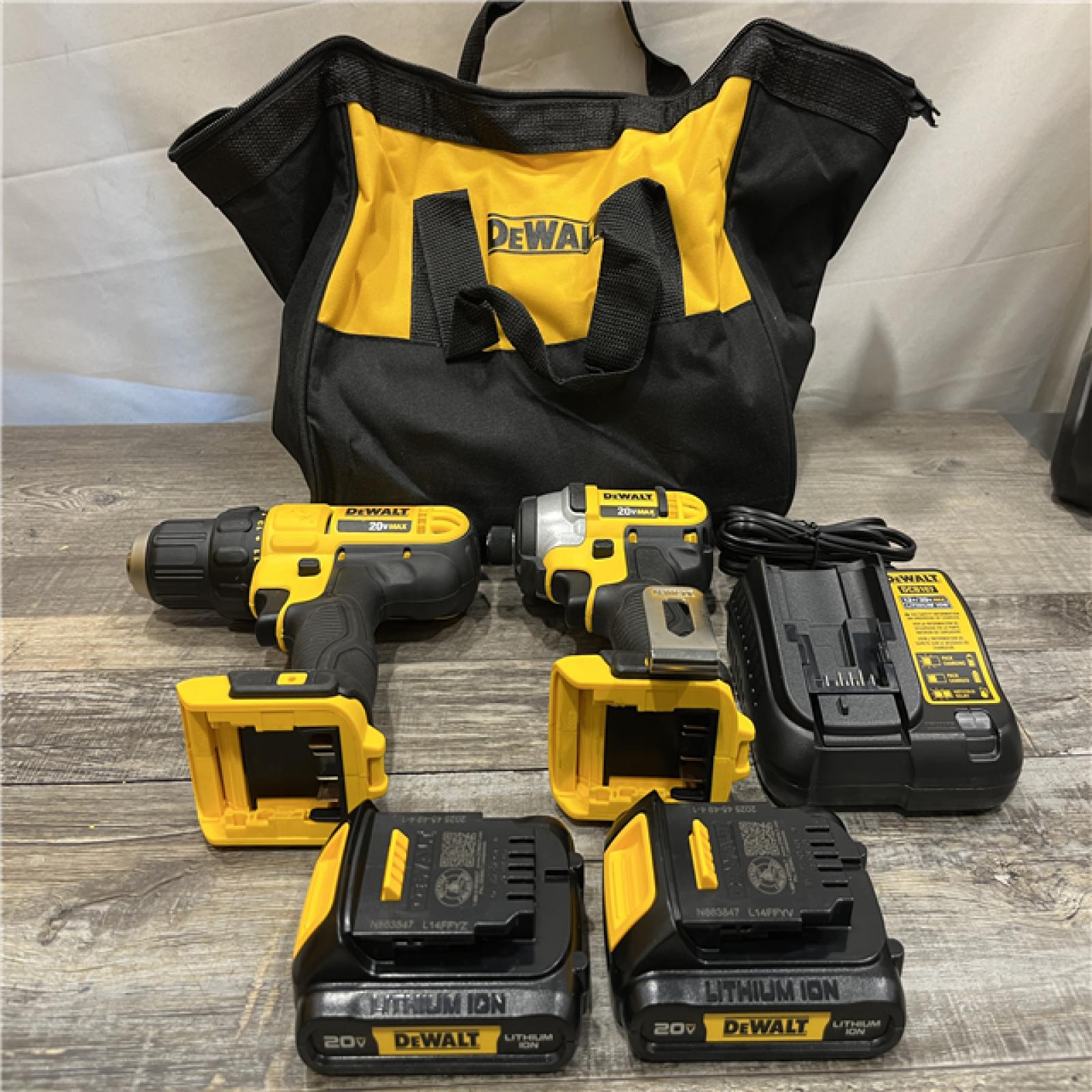 AS-IS DEWALT 20V MAX Cordless Drill/Impact 2 Tool Combo Kit