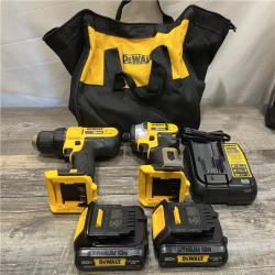 AS-IS DEWALT 20V MAX Cordless Drill/Impact 2 Tool Combo Kit