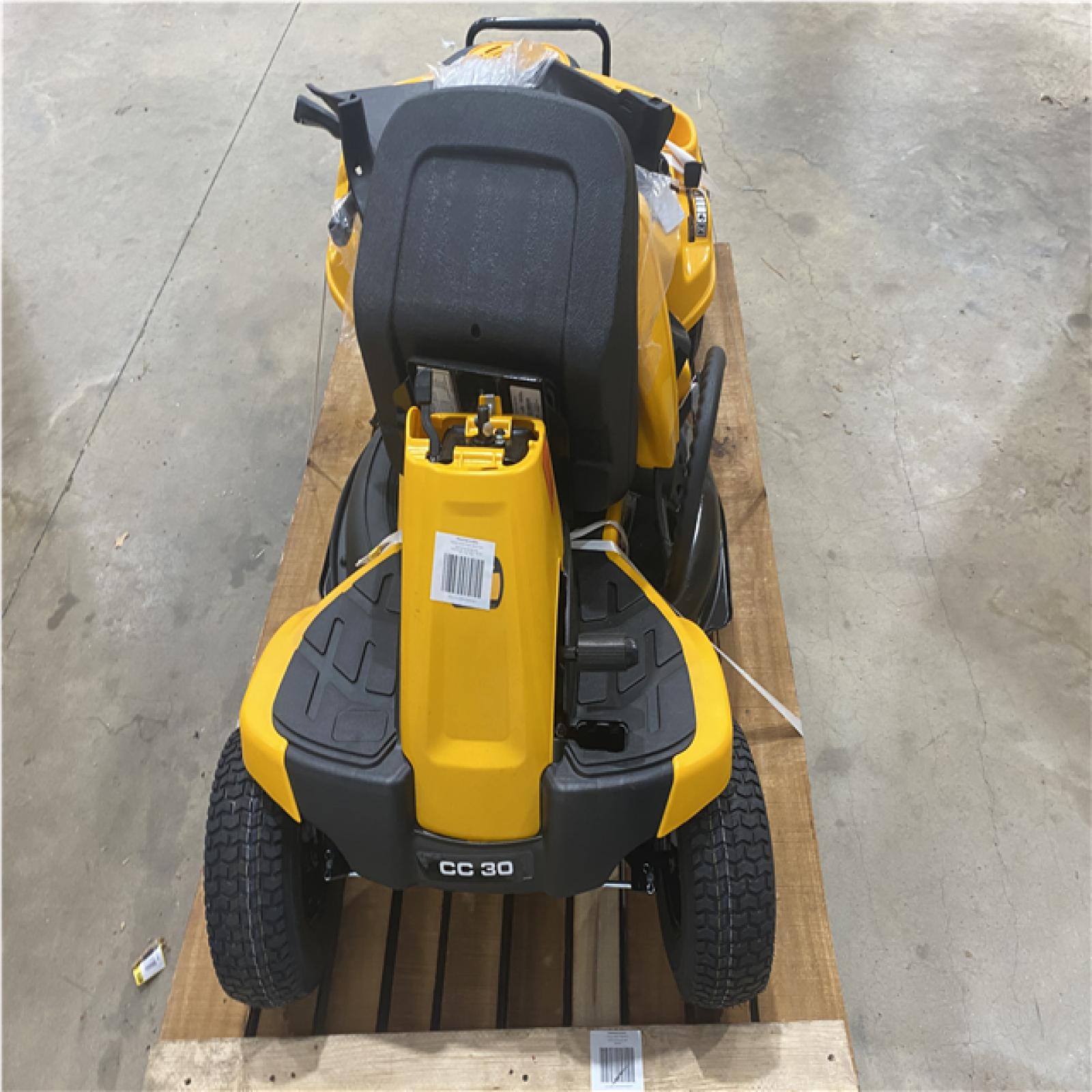 Houston Location - AS-IS Outdoor Power Equipment CUB CADET 30 IN SIT DOWN MOWER