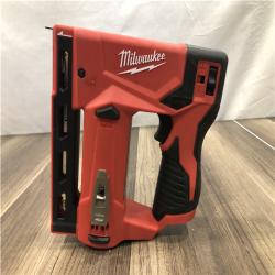 AS-IS Milwaukee 12-Volt Lithium-Ion Cordless 3/8 in. Crown Stapler (Tool-Only)
