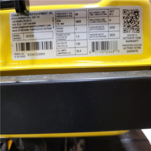 CALIFORNIA AS-IS CHAMPION PORTABLE GENERATOR