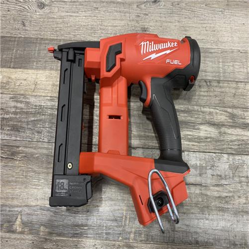 AS-IS Milwaukee FUEL 18-Volt Lithium-Ion Brushless Cordless 18-Gauge 1/4 in. Narrow Crown Stapler (Tool-Only)