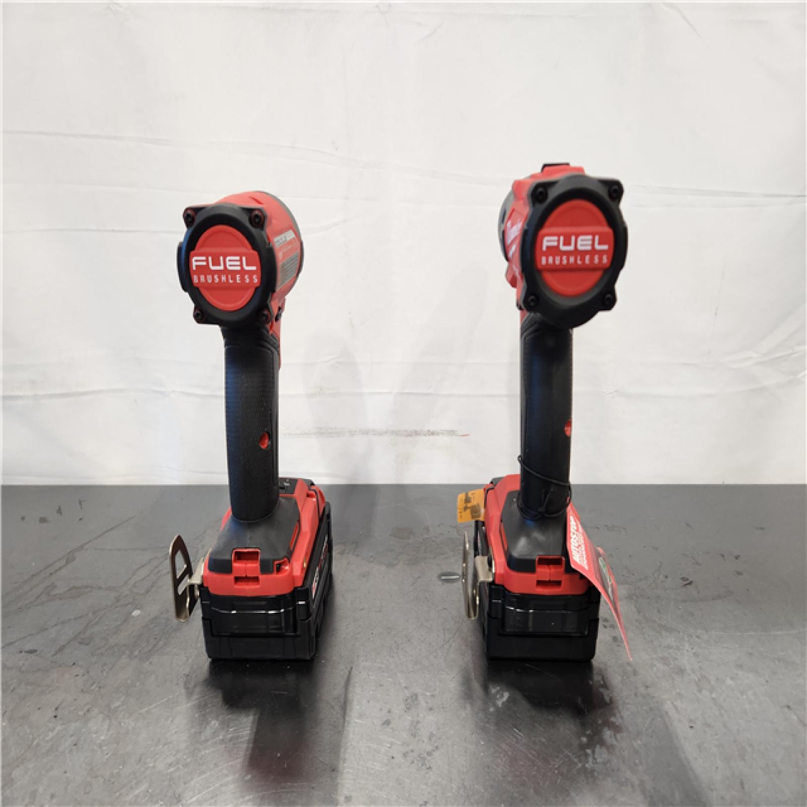 AS-IS- Milwaukee FUEL 18V Lithium-Ion Brushless Cordless Hammer Drill and Impact Driver Combo Kit