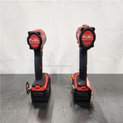 AS-IS- Milwaukee FUEL 18V Lithium-Ion Brushless Cordless Hammer Drill and Impact Driver Combo Kit