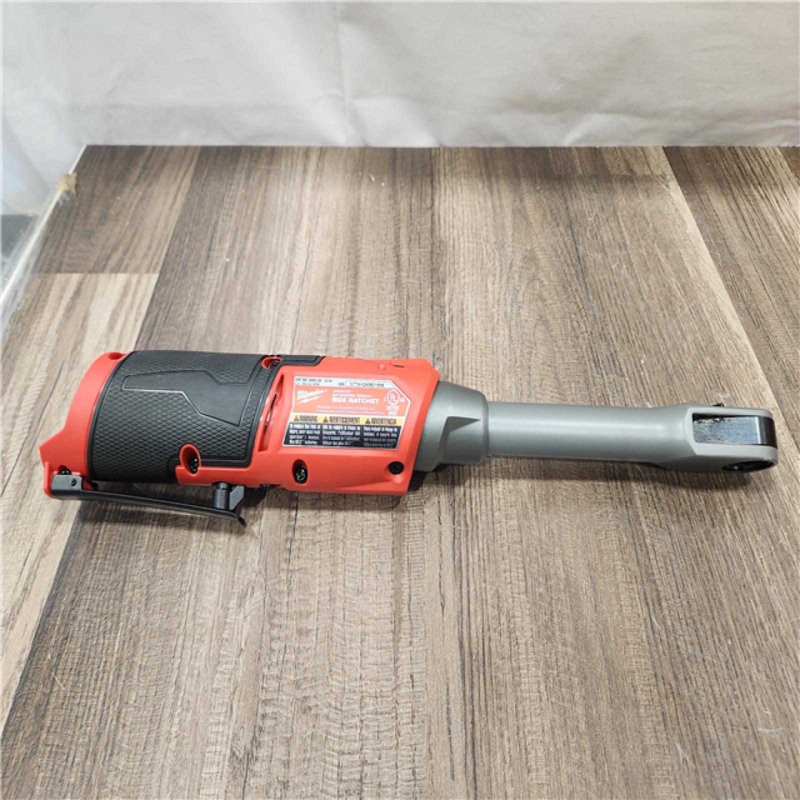 AS-IS- Milwaukee M12 FUEL INSIDER Extended Reach Box Ratchet (Tool-Only)