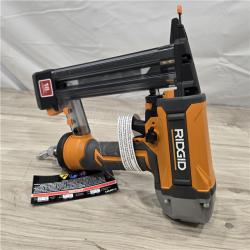 LIKE NEW! - Ridgid 18-Gauge 1-1/2 in. Finish Stapler, Contractor's Bag and (200) Staples