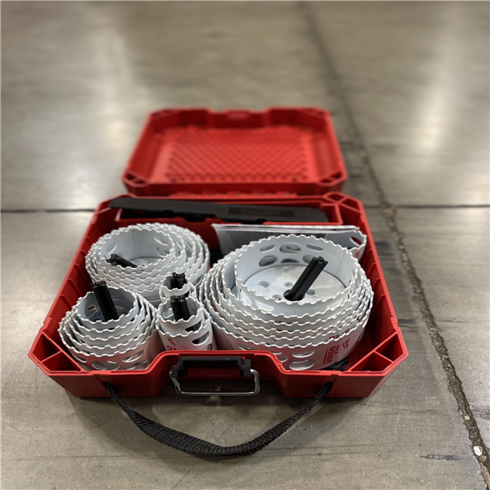 DALLAS LOCATION- AS-IS Milwaukee Hole Dozer General Purpose Bi-Metal Hole Saw Set