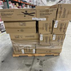 DALLAS LOCATION- Hampton Bay Gazebo III 52 in. Indoor/Outdoor Ceiling Fan Natural Iron Finish (23 Units)