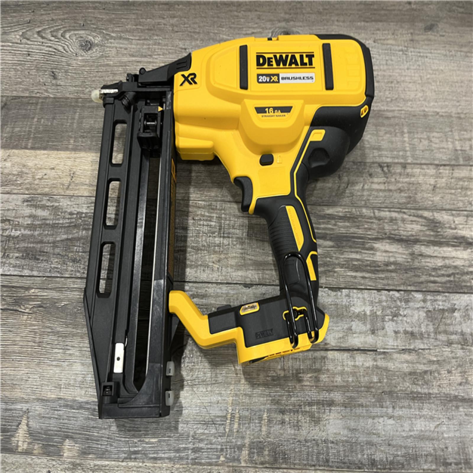 AS-IS DEWALT 20V MAX XR 16-Gauge Lithium-Ion Cordless Finish Nailer (Tool Only)