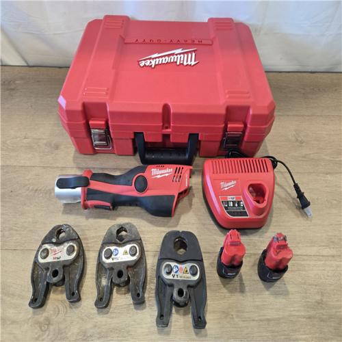 AS-IS Milwaukee 12-Volt Lithium-Ion Force Logic Cordless Press Tool Kit