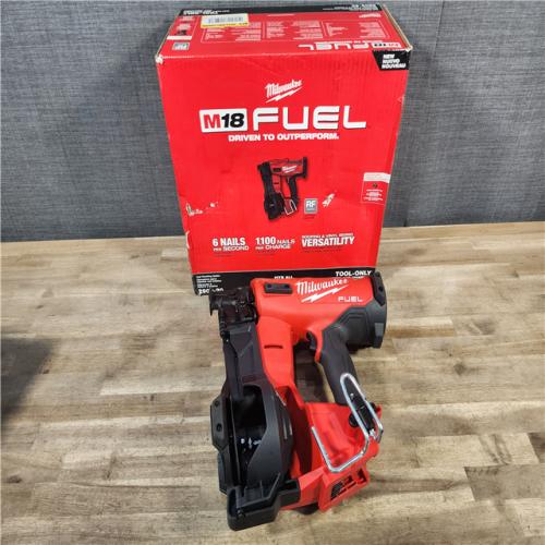 HOUSTON LOCATION - AS-IS Milwaukee M18 FUEL Coil Roofing Nailer (TOOL ONLY)