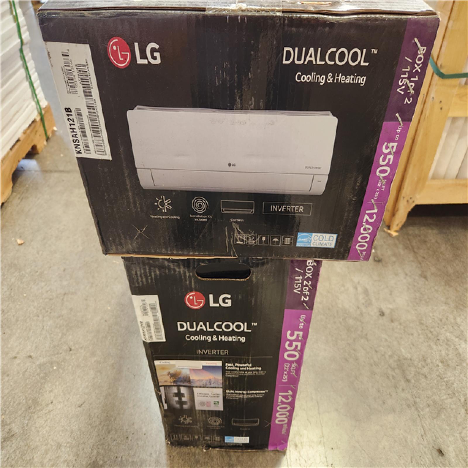 Phoenix NEW LG 12 000 BTU 20 SEER2 Wi-Fi 1-Zone Ductless Mini Split Heat Pump Air Conditioner 115V