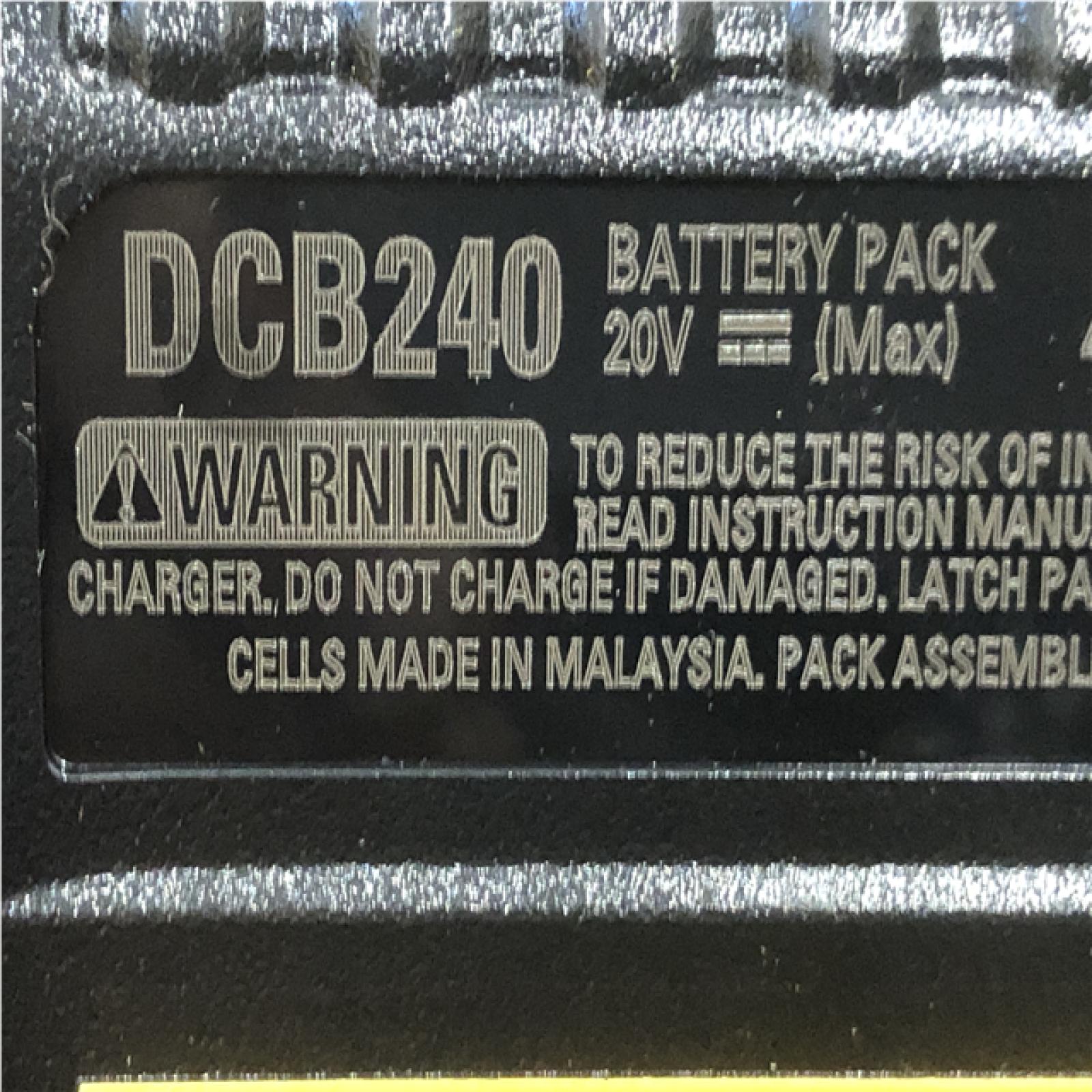 AS-IS DEWALT 20V MAX Lithium-Ion 6.0Ah and 4.0Ah Battery and Charger Starter Kit