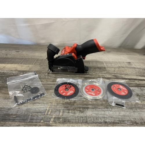AS-IS Milwaukee  FUEL 12V Lithium-Ion Brushless Cordless 3 in. Cut Off Saw (Tool-Only)