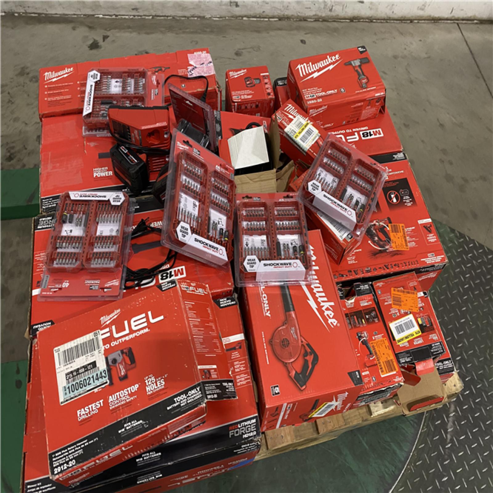 Dallas Location - As-Is MILWAUKEE Tool Pallet