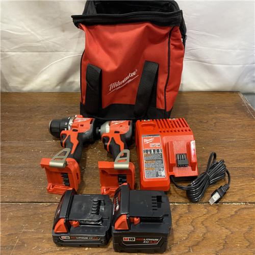 AS-IS Milwaukee M18 Compact Brushless 2-Tool Combo Kit