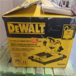 CALIFORNIA AS-IS DEWALT 10 HEAVY DUTY WET TILE SAW