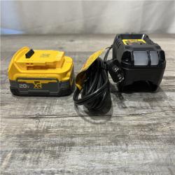 AS-IS DEWALT 20V MAX XR POWERSTACK Lithium-Ion Battery Starter Kit with 1.7Ah Battery and Charger