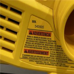 AS-IS DEWALT 20V MAX XR Cordless Brushless 3-1/4 in. Planer (Tool Only)