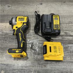 AS-IS DEWALT Atomic 20V Max Lithium-Ion Brushless Cordless Compact 1/4 in. Impact Driver Kit