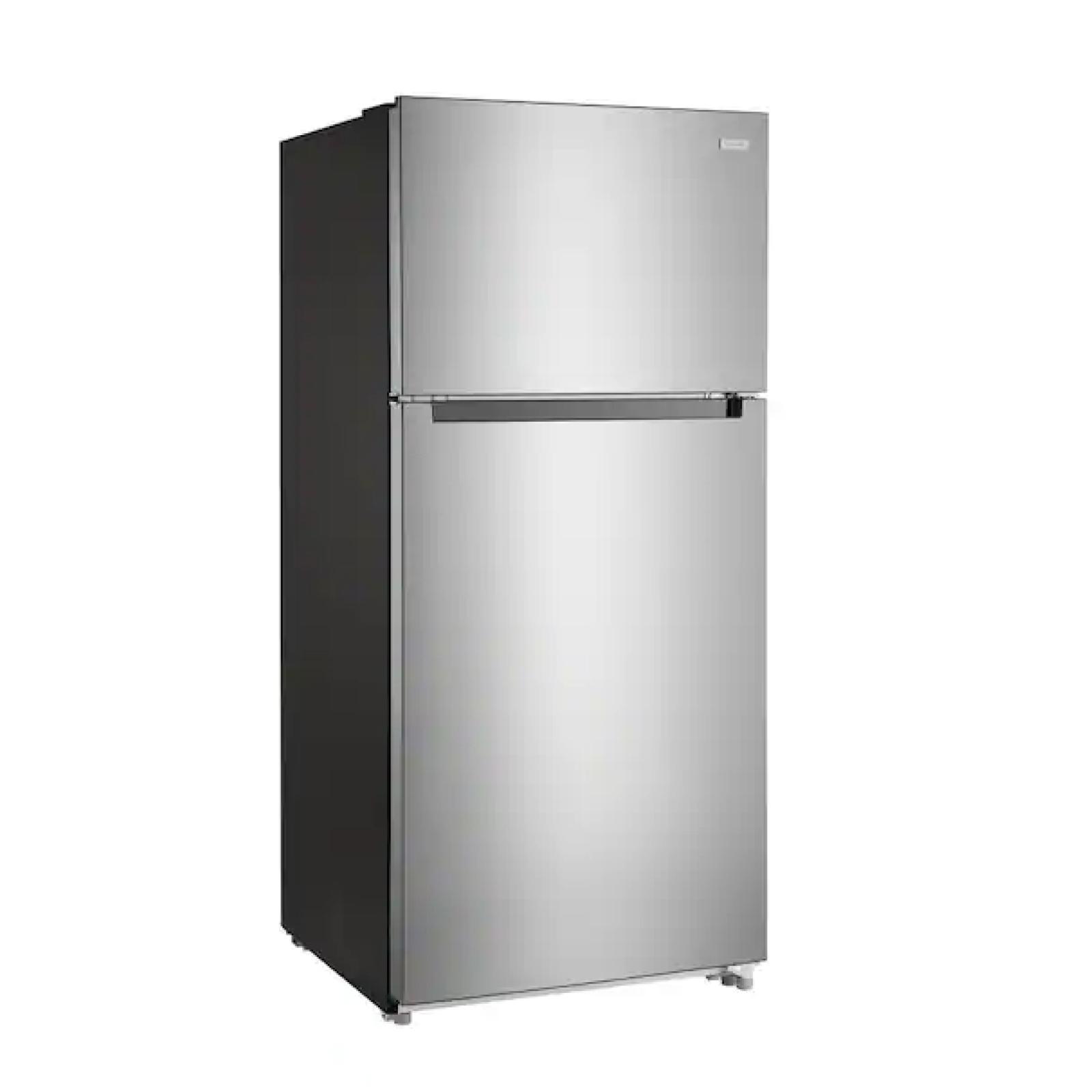 DALLAS LOCATION NEW!- Vissani 18 cu. ft. Top Freezer Refrigerator in Stainless Steel Look