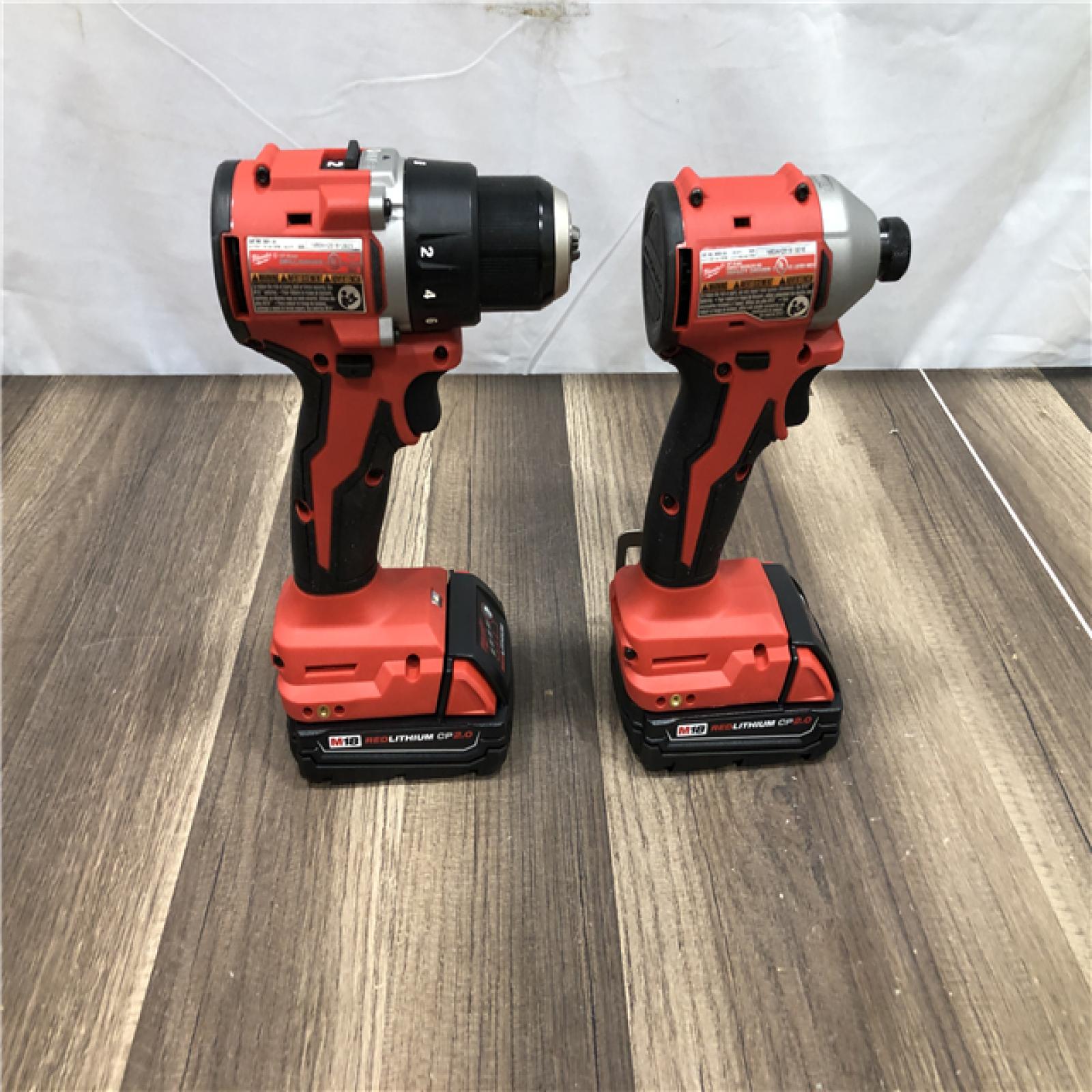 AS-IS M18 18V Lithium-Ion Brushless Cordless Compact Drill/Impact Combo Kit
