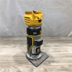 AS-IS DEWALT 20V MAX XR Cordless Fixed Base Compact Router (Tool Only)