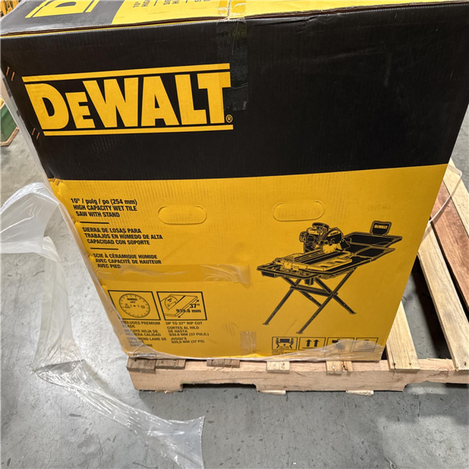 California NEW DeWalt 10” High Capacity Wet Tile Saw w/Stand