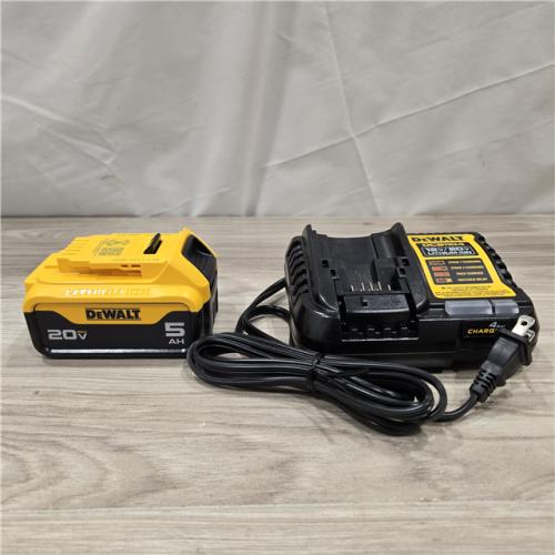 AS-IS DEWALT 20-Volt Maximum XR 5.0 Ah Battery Pack and Charger