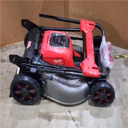 HOUSTON LOCATION - AS-IS M18 FUEL Brushless Cordless 21 in. Walk Behind Dual Battery Self-Propelled Mower W/ Rapid Charger