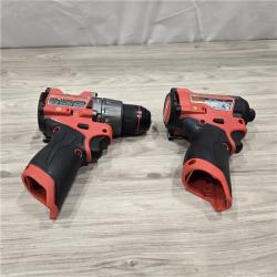 AS-IS Milwaukee 3497-22 12V Hammer Drill and Impact Driver Combo Kit