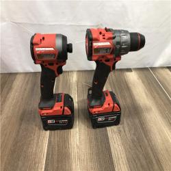 AS-IS Milwaukee  FUEL 18V Lithium-Ion Brushless Cordless Hammer Drill and Impact Driver Combo Kit