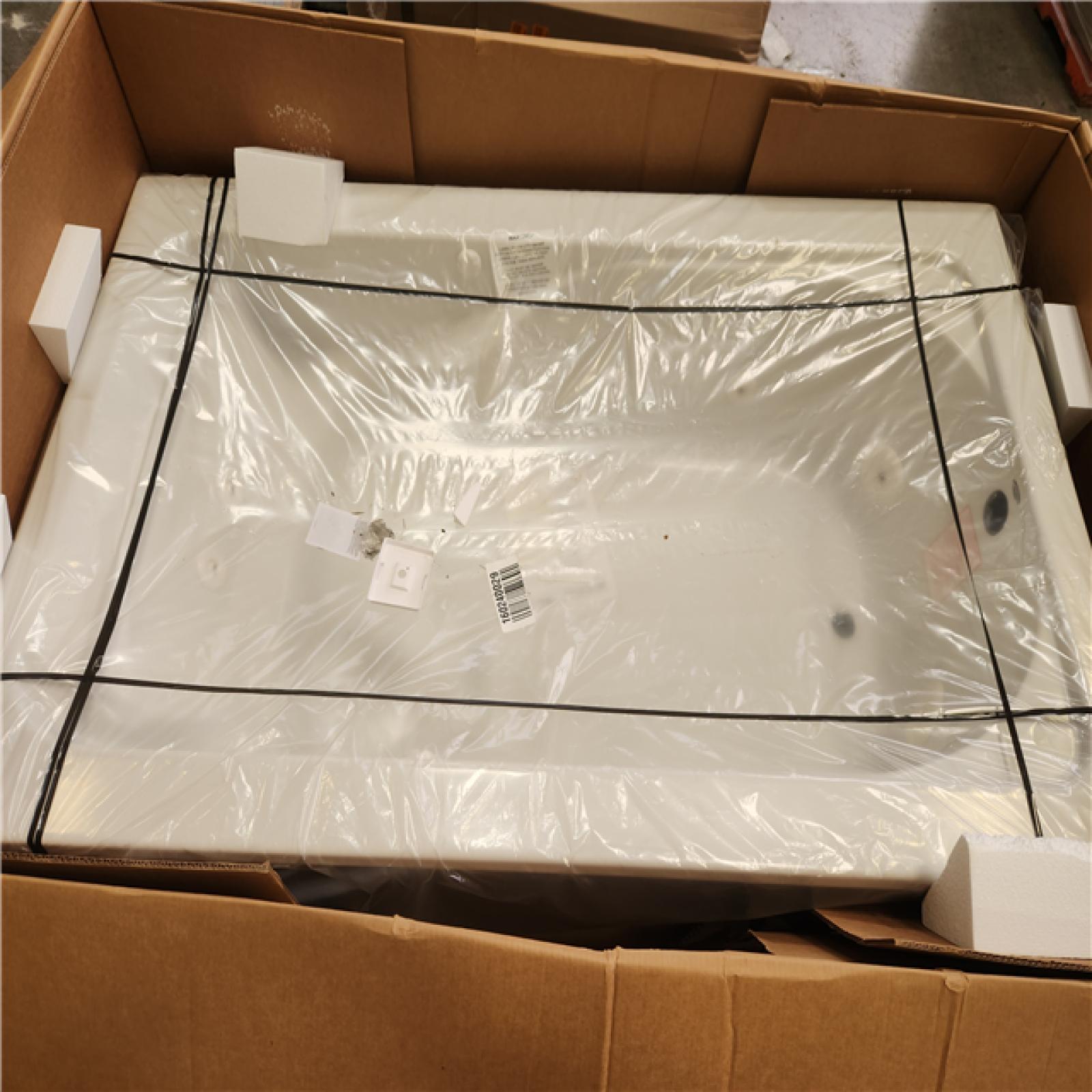 Phoenix NEW American Standard Cadet EverClean 72 in. x 42 in. Rectangular Whirlpool Bathtub with Reversible Drain in White (SEALED)