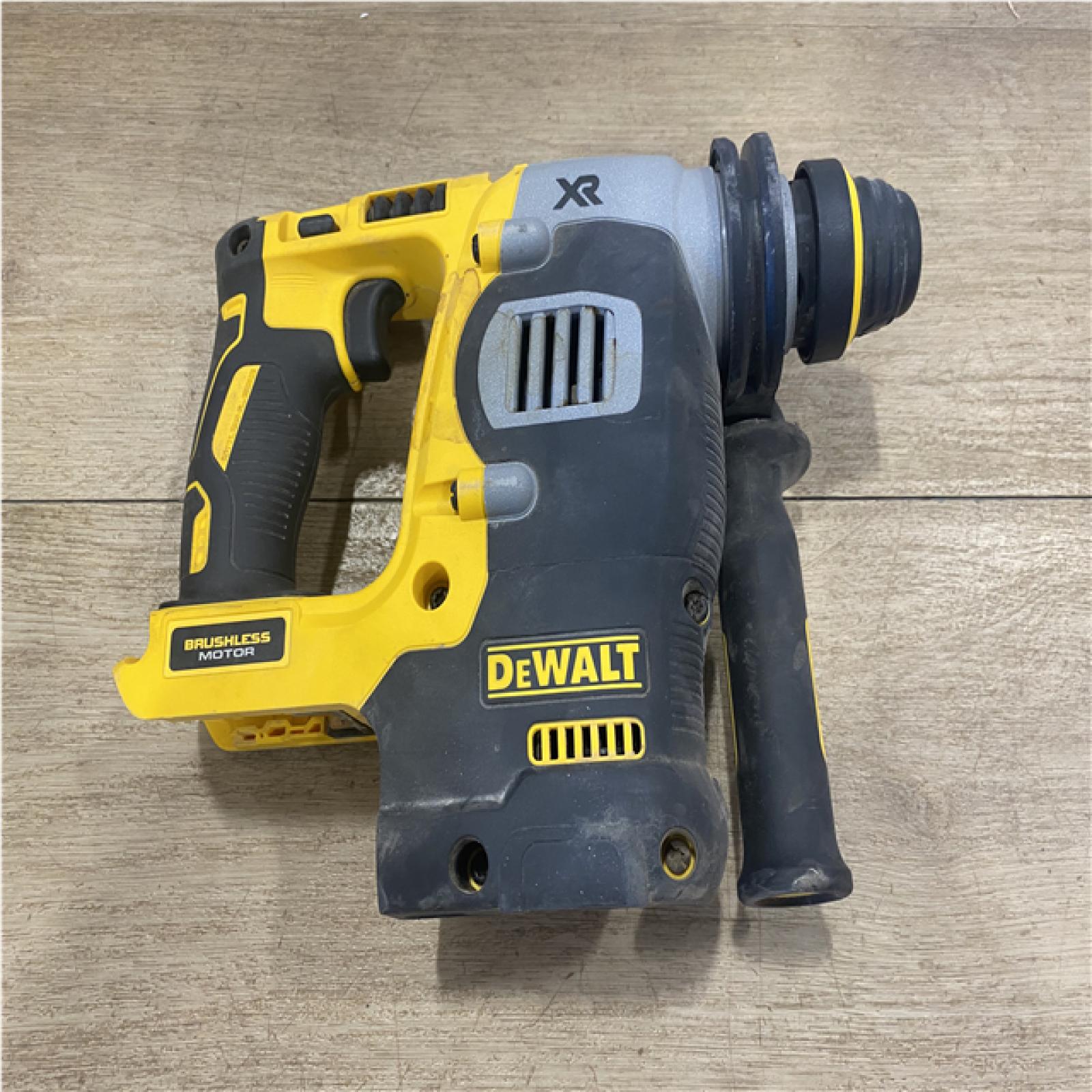AS-IS DEWALT 20V MAX XR Cordless Brushless 1 in. SDS Plus L-Shape Rotary Hammer (Tool Only)