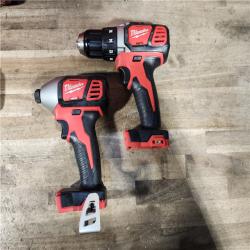 HOUSTON LOCATION - AS-IS Milwaukee M18 Brushed Cordless (2-Tool) Drill/Driver and Impact Driver Kit