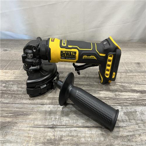 AS-IS DEWALT ATOMIC 20V MAX Cordless 4-1/2 in. Angle Grinder with Paddle Switch (Tool Only)