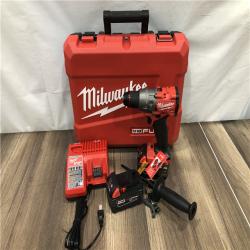 AS-IS Milwaukee FUEL 18V Lithium-Ion Brushless Cordless 1/2 in. Hammer Drill Driver Kit
