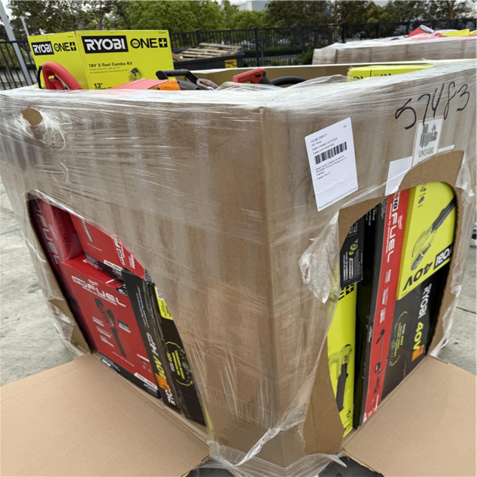 California AS-IS POWER TOOLS Partial Lot (3 Pallets) P-R057483