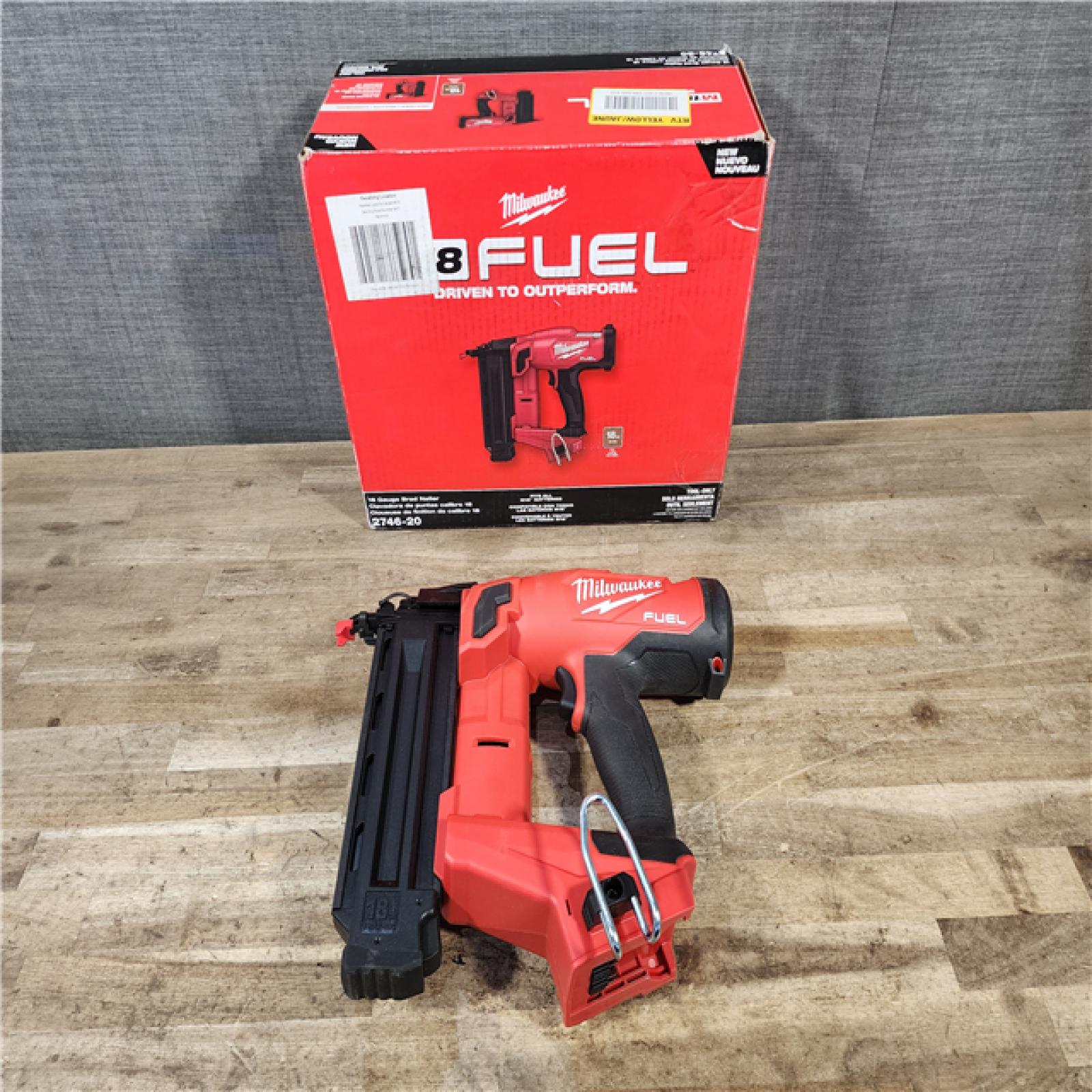 HOUSTON LOCATION - AS-IS Milwaukee M18 Fuel 18V Brushless 18-Gauge Brad Nailer 2746-20 (Bare Tool)
