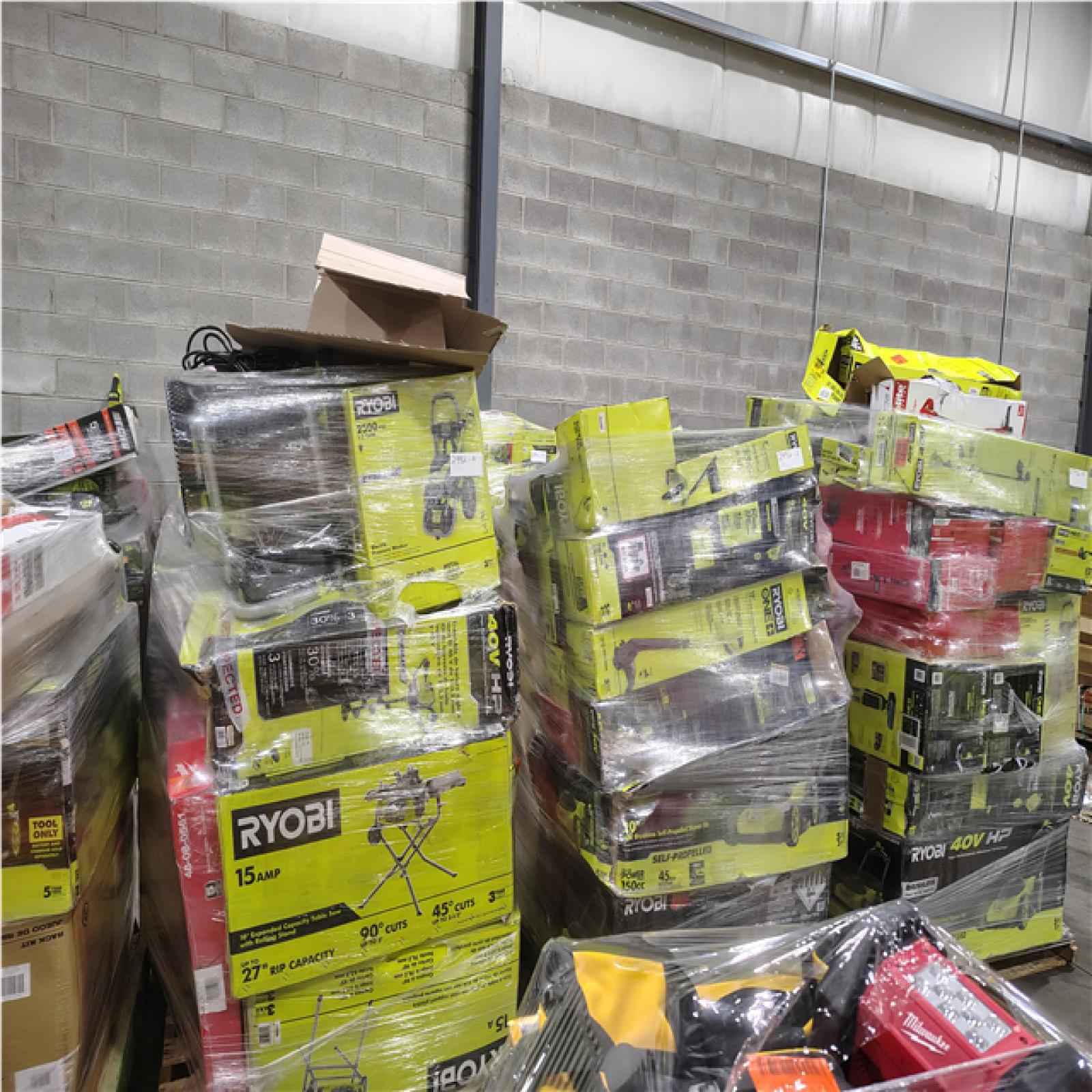 Pittston Location As-Is Power Tools Partial Truckload (13 Pallets)  2992-A