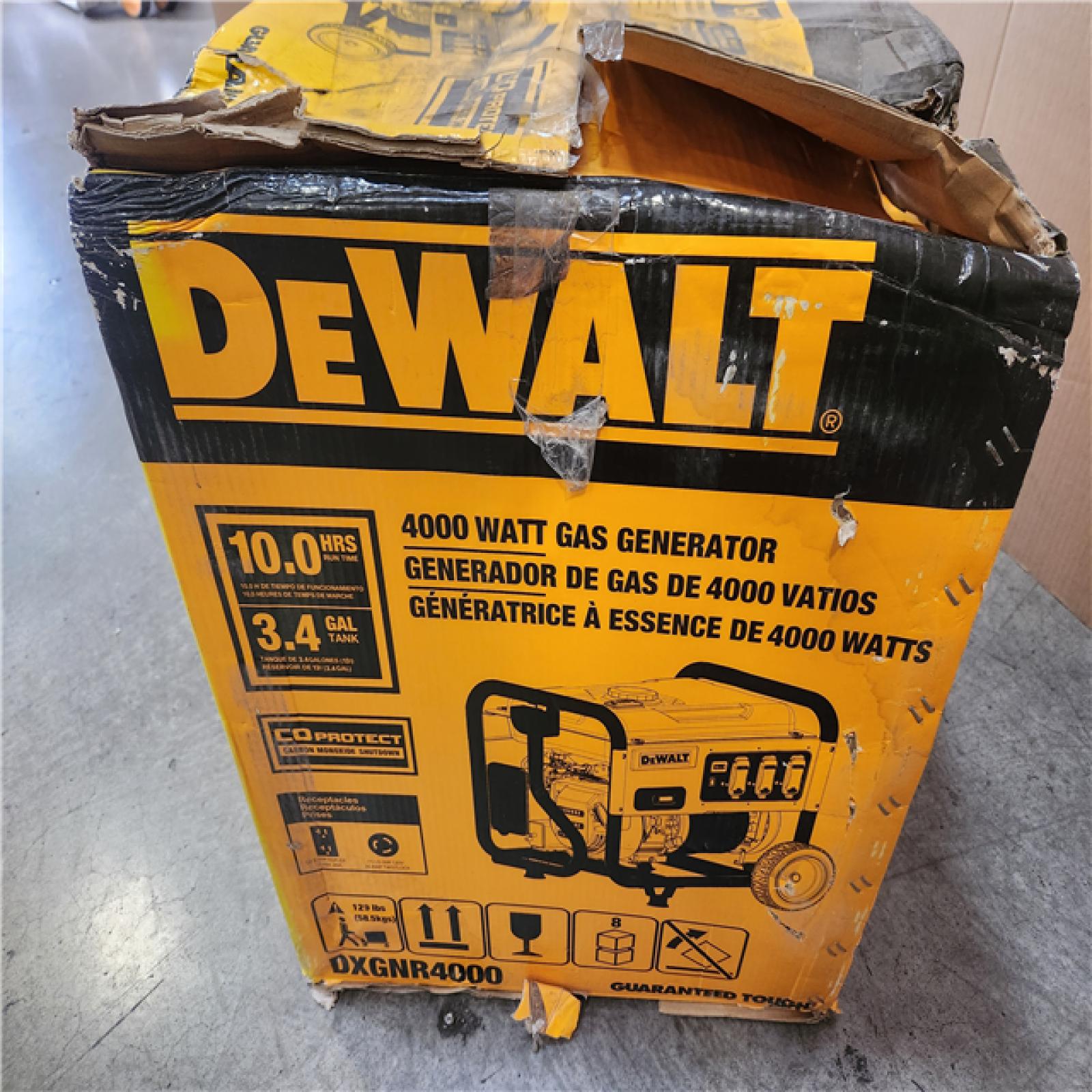 Phoenix NEW DEWALT 4500 / 4000- Watt Gas Powered Portable Generator with Idle Control  Covered Outlets and CO Protect -DXGNR4000