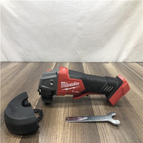 AS-IS Milwaukee FUEL 18V Lithium-Ion Brushless Cordless 4-1/2 in./5 in. Grinder w/Paddle Switch (Tool-Only)
