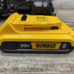 AS-IS DEWALT 20V MAX Lithium-Ion 15-Degree Electric Cordless Roofing Nailer Kit