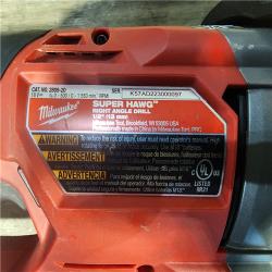 HOUSTON LOCATION - AS-IS Milwaukee M18 18V Fuel 1/2  Right Angle Drill Super Hawg Cordless Lithium-Ion 2809-20