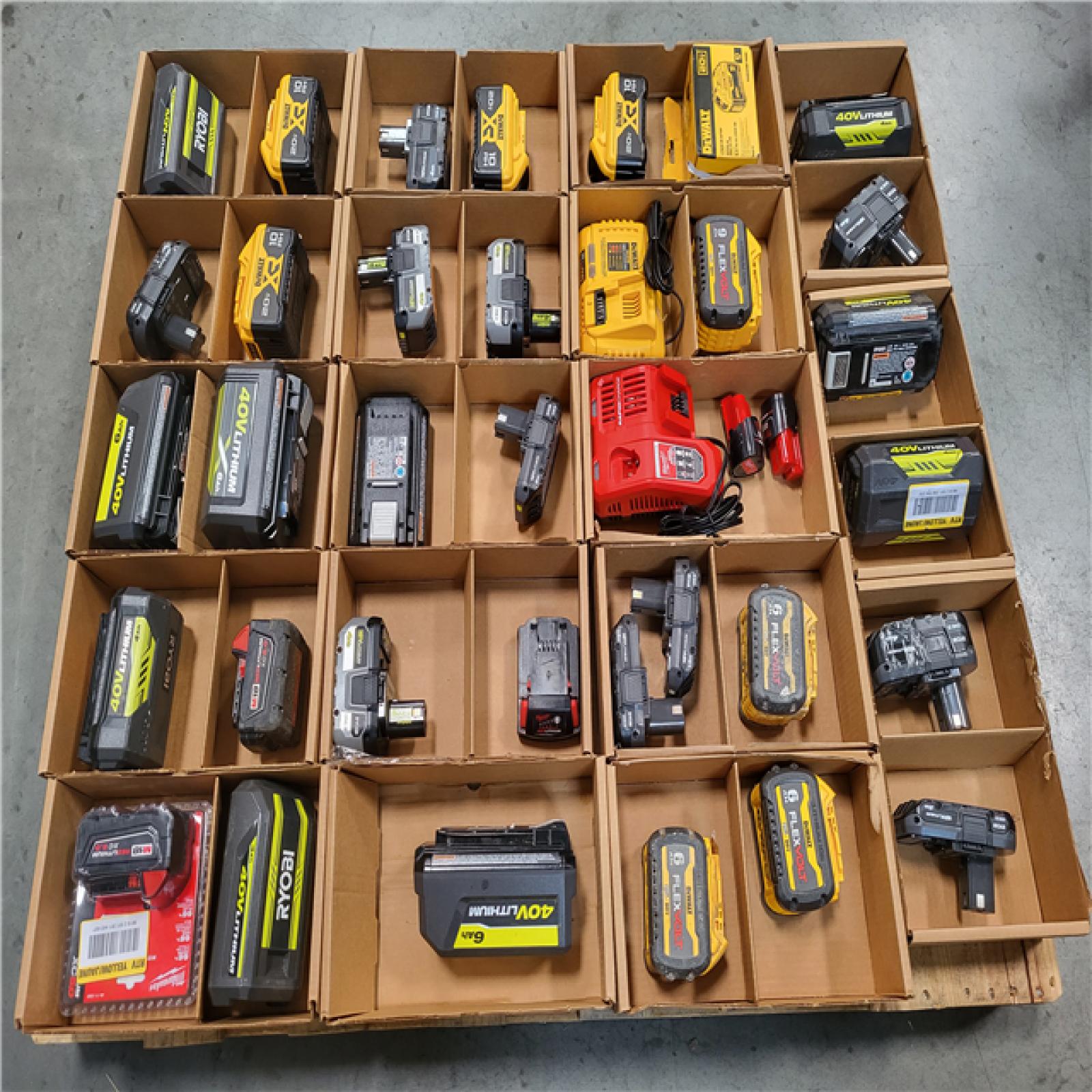 CALIFORNIA AS-IS BATTERY PALLET