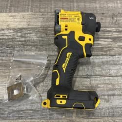 AS-IS DEWALT 20V XR Brushless Cordless 1/4 in. Quiet Hydraulic Impact Driver (Tool-Only)