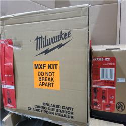 CALIFORNIA AS-IS MILWAUKEE BREAKER AND CART  Includes (1) Battery & Charger; Appears in Excellent Condition