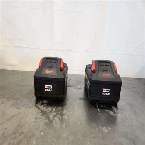 AS-IS- M18 18V Lithium-Ion REDLITHIUM FORGE XC 8.0 Ah Battery Pack (2-Pack)