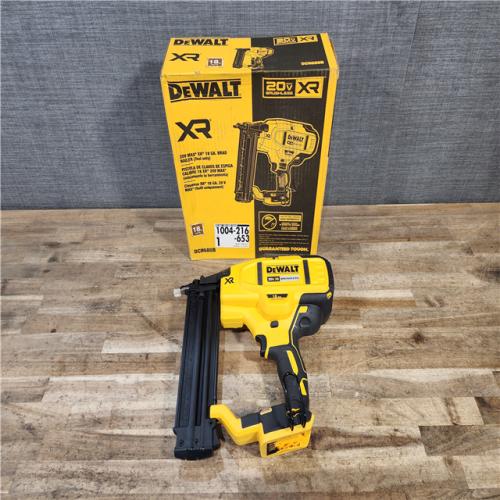 HOUSTON LOCATION - AS-IS DEWALT 20V MAX XR Lithium-Ion Electric Cordless 18-Gauge Brad Nailer (Tool Only)