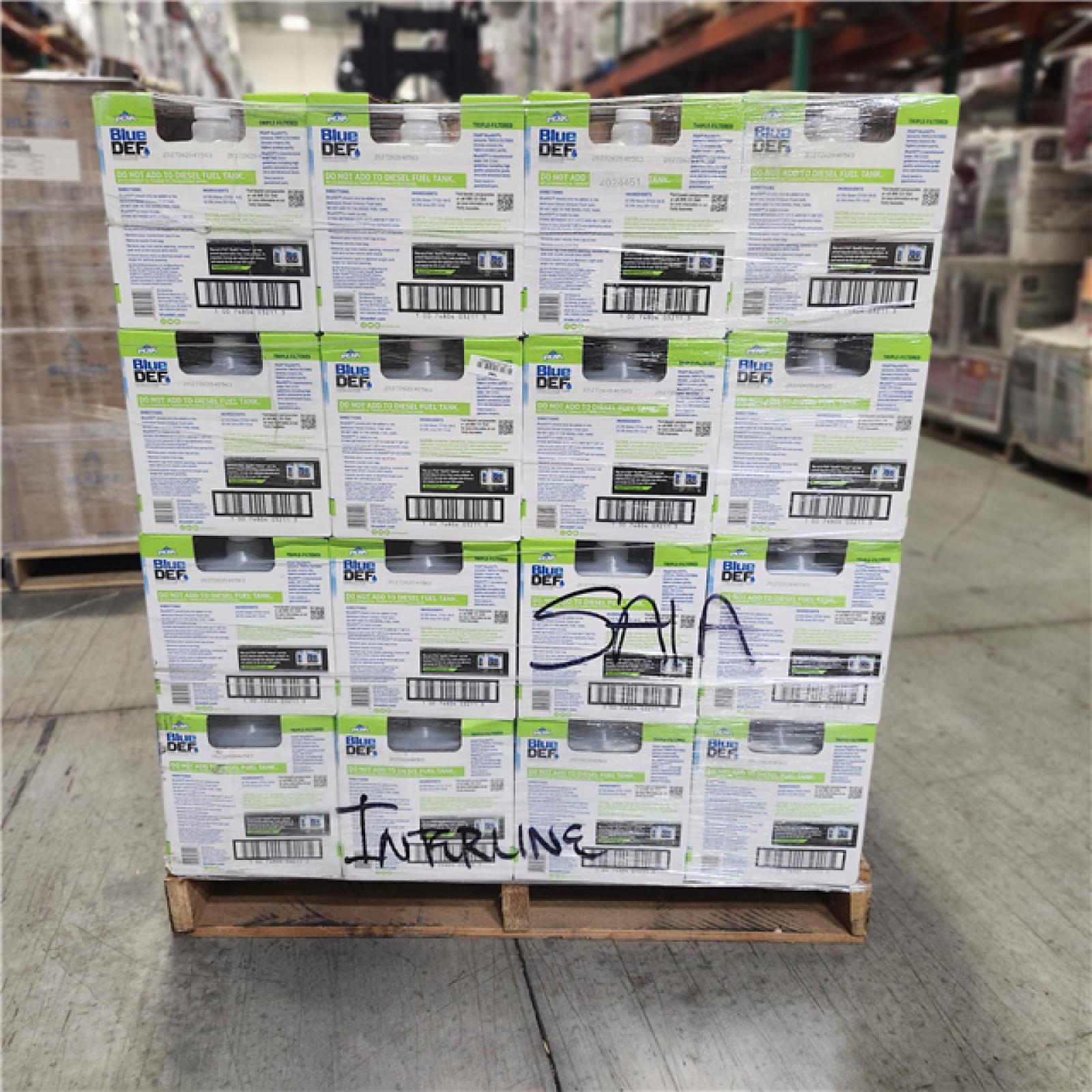 DALLAS LOCATION - BlueDEF 2.5 Gal. Diesel Exhaust Fluid (DEF) PALLET- (76 UNITS)